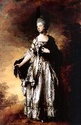 Thomas Gainsborough Isabella,Viscountess Molyneux oil painting on canvas